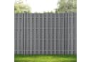 neu.holz Gartenzaun Siero WPC Sichtschutz Grau Bild 1