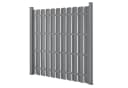 neu.holz Gartenzaun Siero WPC Sichtschutz Grau Bild 2