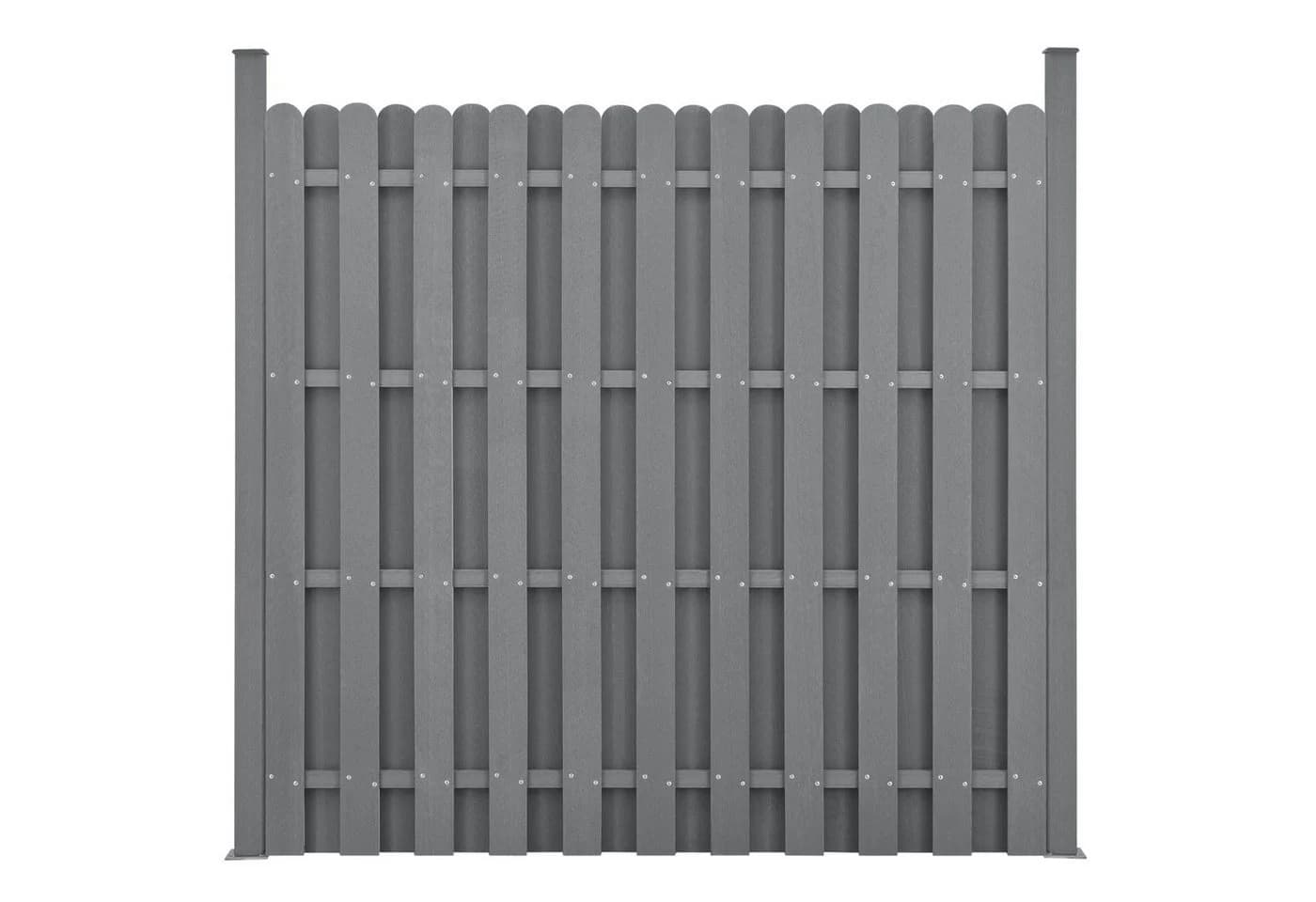 neu.holz Gartenzaun Siero WPC Sichtschutz Grau - Bild 3