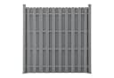 neu.holz Gartenzaun Siero WPC Sichtschutz Grau Bild 4