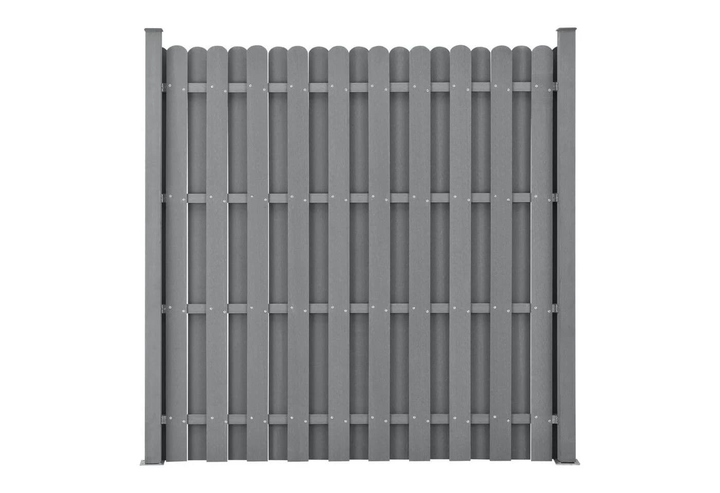 neu.holz Gartenzaun Siero WPC Sichtschutz Grau - Bild 4