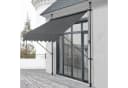 pro.tec Klemmmarkise Lindos 250x120cm grau Sonnenschutz Bild 1