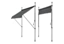 pro.tec Klemmmarkise Lindos 250x120cm grau Sonnenschutz Bild 2