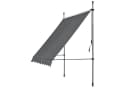 pro.tec Klemmmarkise Lindos 250x120cm grau Sonnenschutz Bild 3