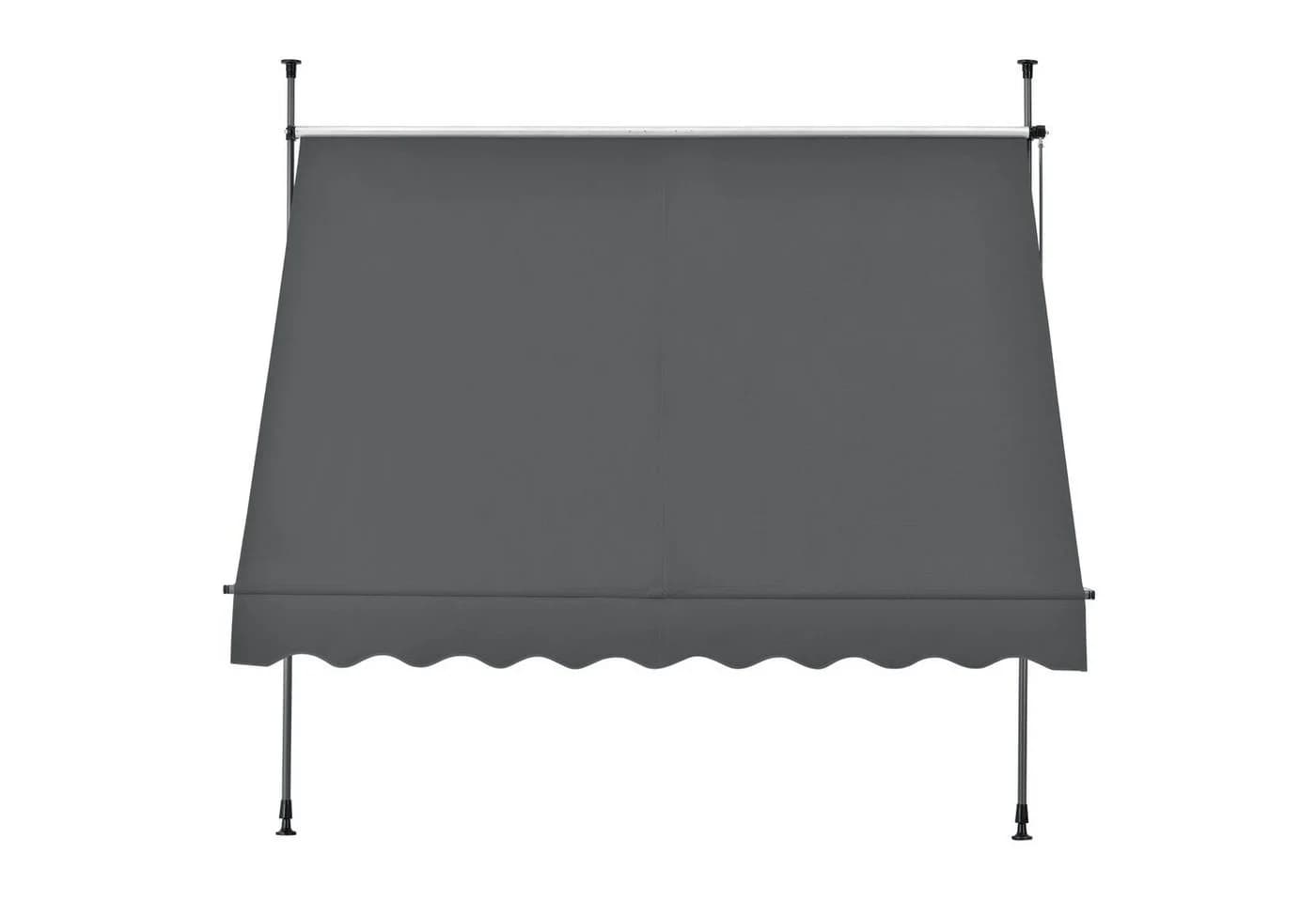 pro.tec Klemmmarkise Lindos 250x120cm grau Sonnenschutz - Bild 4