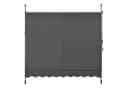 pro.tec Klemmmarkise Lindos 250x120cm grau Sonnenschutz Bild 5