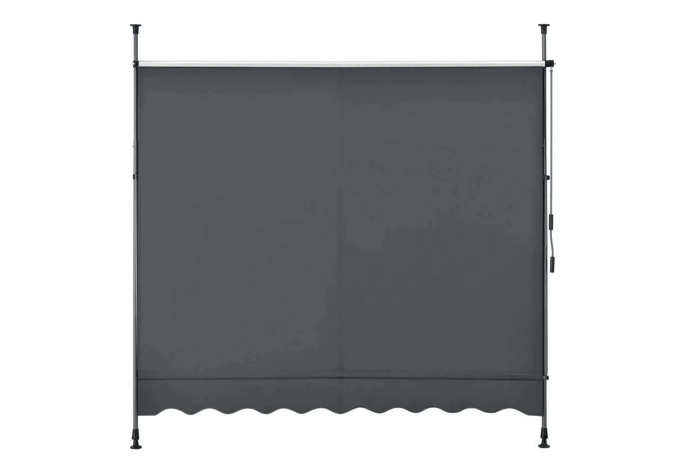pro.tec Klemmmarkise Lindos 250x120cm grau Sonnenschutz - Bild 5