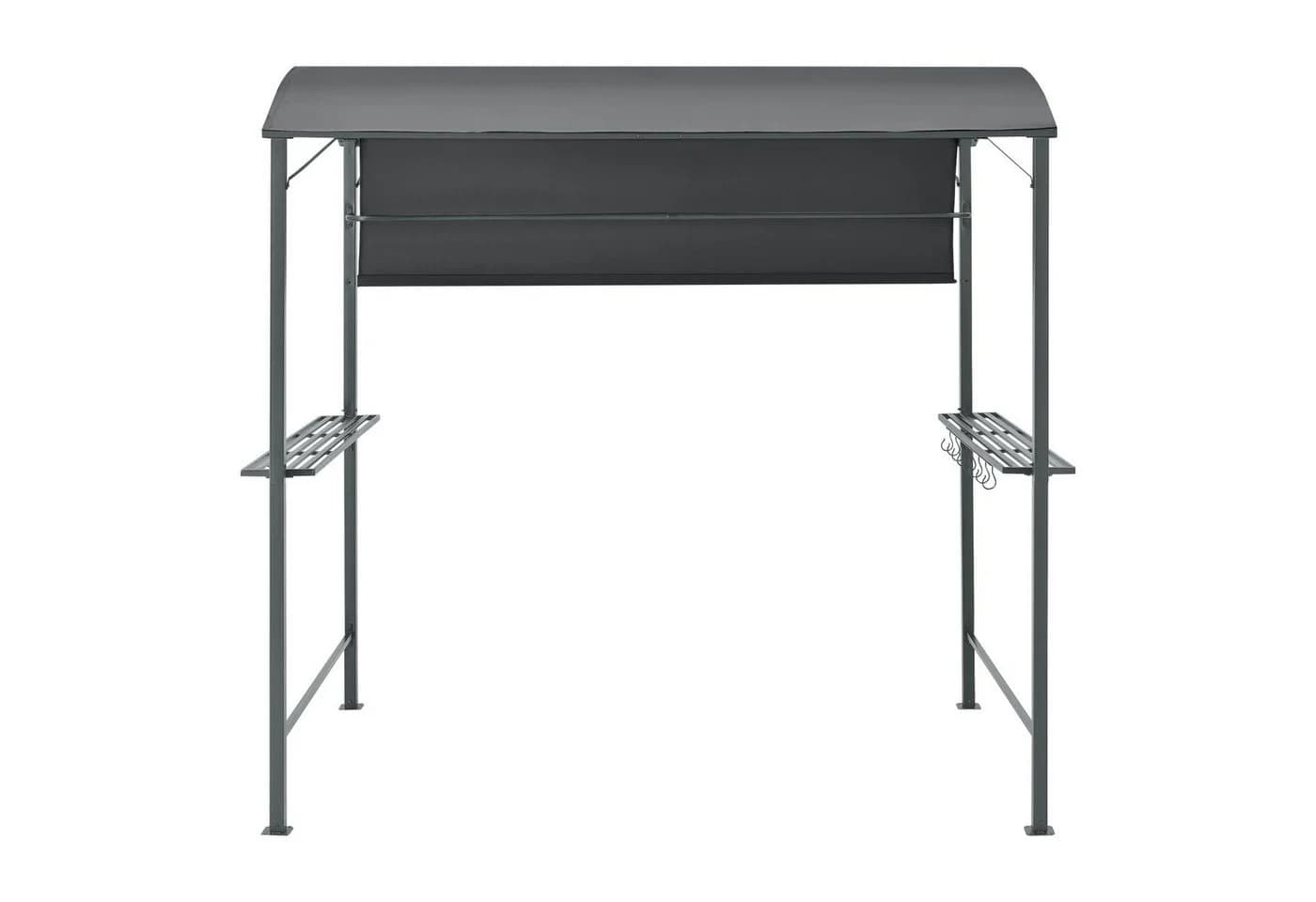 en.casa Grillpavillon »Parga« mit Bartresen Dunkelgrau - Bild 5