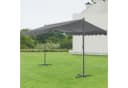 pro.tec Standmarkise Selenizza freistehende Markise 400x300x260cm Dunkelgrau Bild 1