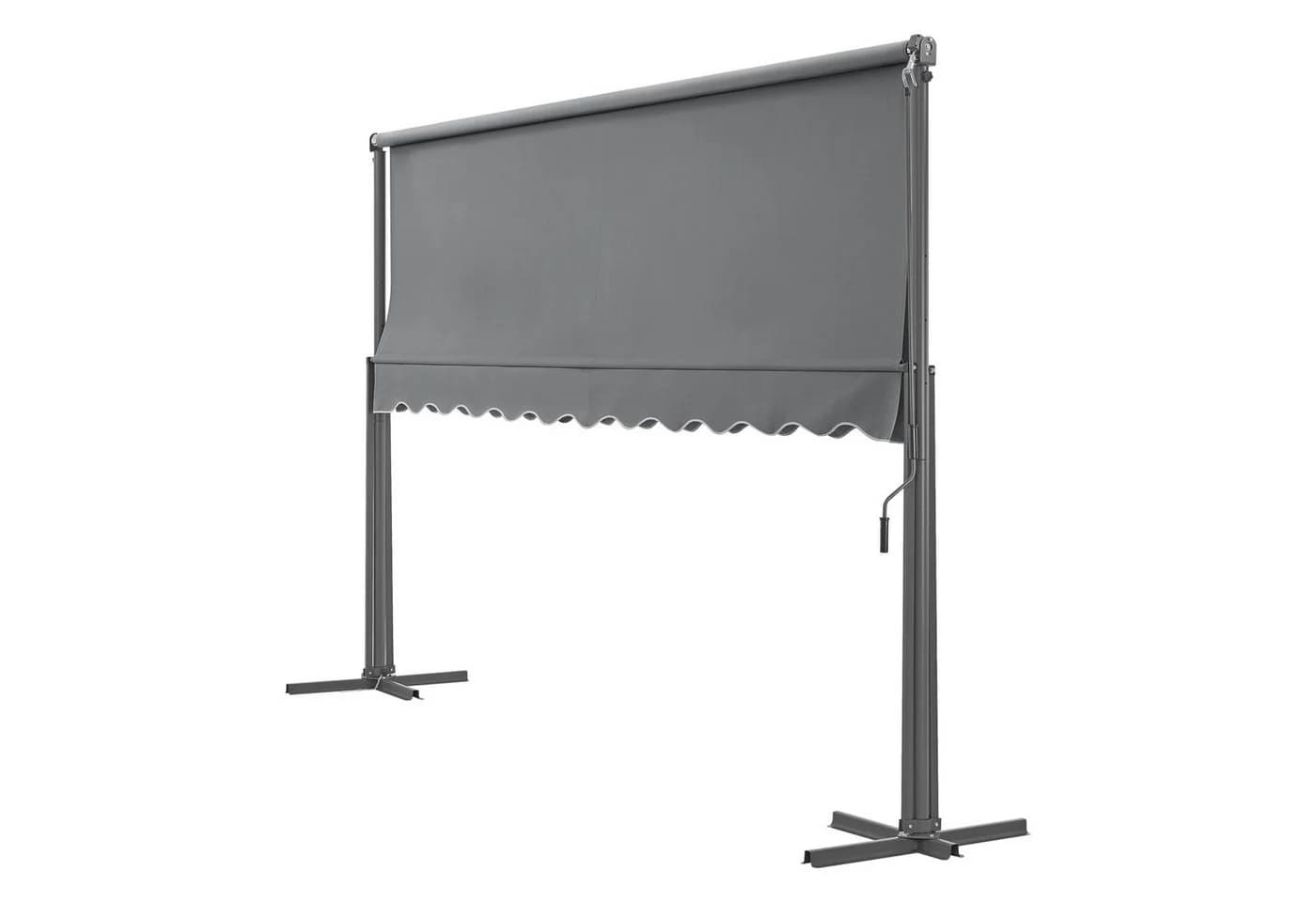 pro.tec Standmarkise Selenizza freistehende Markise 400x300x260cm Dunkelgrau - Bild 4