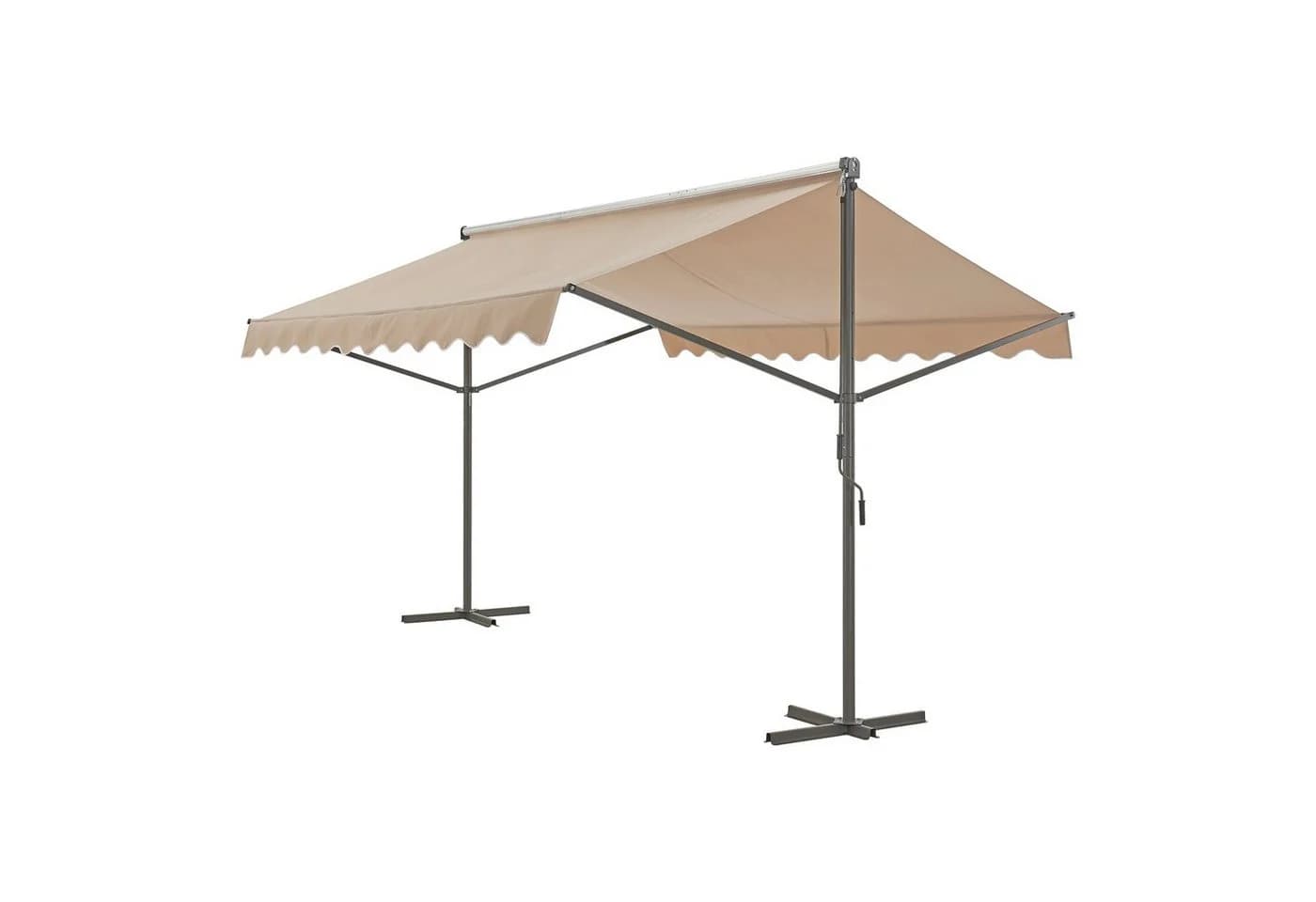 pro.tec Standmarkise Selenizza 300x300 cm Beige - Bild 2