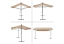 pro.tec Standmarkise Selenizza 300x300 cm Beige Bild 5