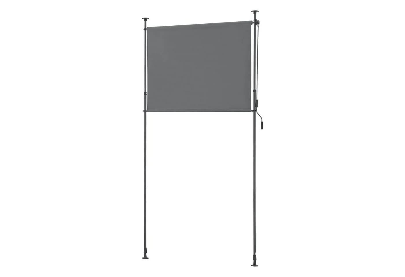 pro.tec Senkrechtmarkise Cimarra Dunkelgrau Outdoor-Sichtschutz