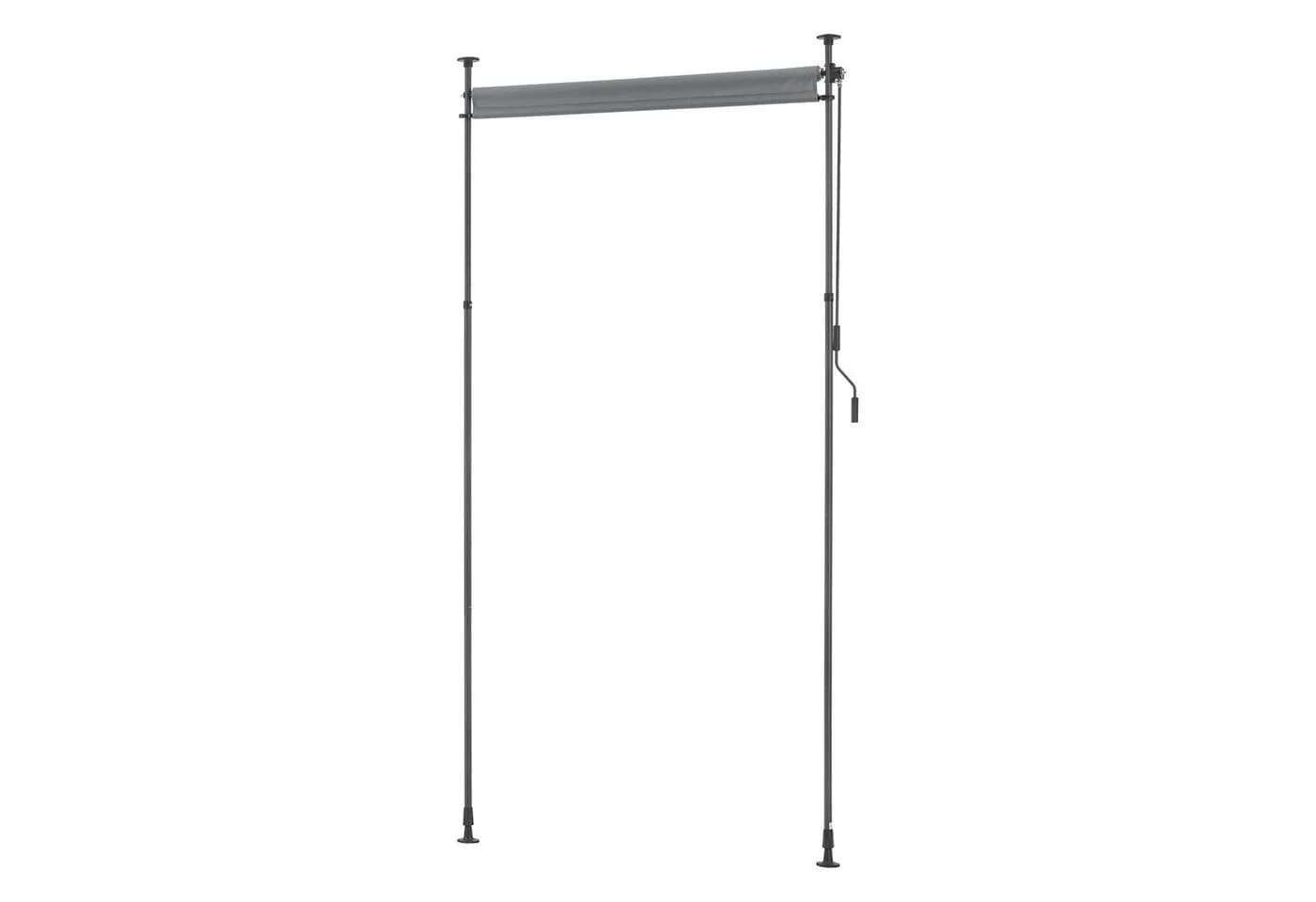 pro.tec Senkrechtmarkise Cimarra Dunkelgrau Outdoor-Sichtschutz - Bild 5