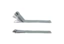 en.casa Gartenliege Set 2 St. Cellorigo Strandmatte Dunkelgrau Bild 4