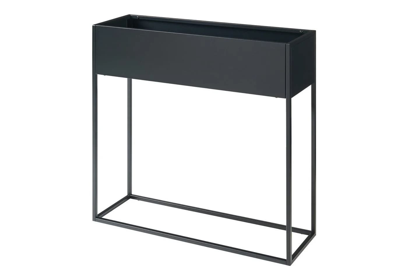 en.casa Blumenkasten Joensuu Stahl Schwarz Pflanzständer - Bild 2