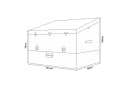 casa.pro Auflagenbox »Alanno« Gartenbox wasserdicht 147x86x109cm Bild 4
