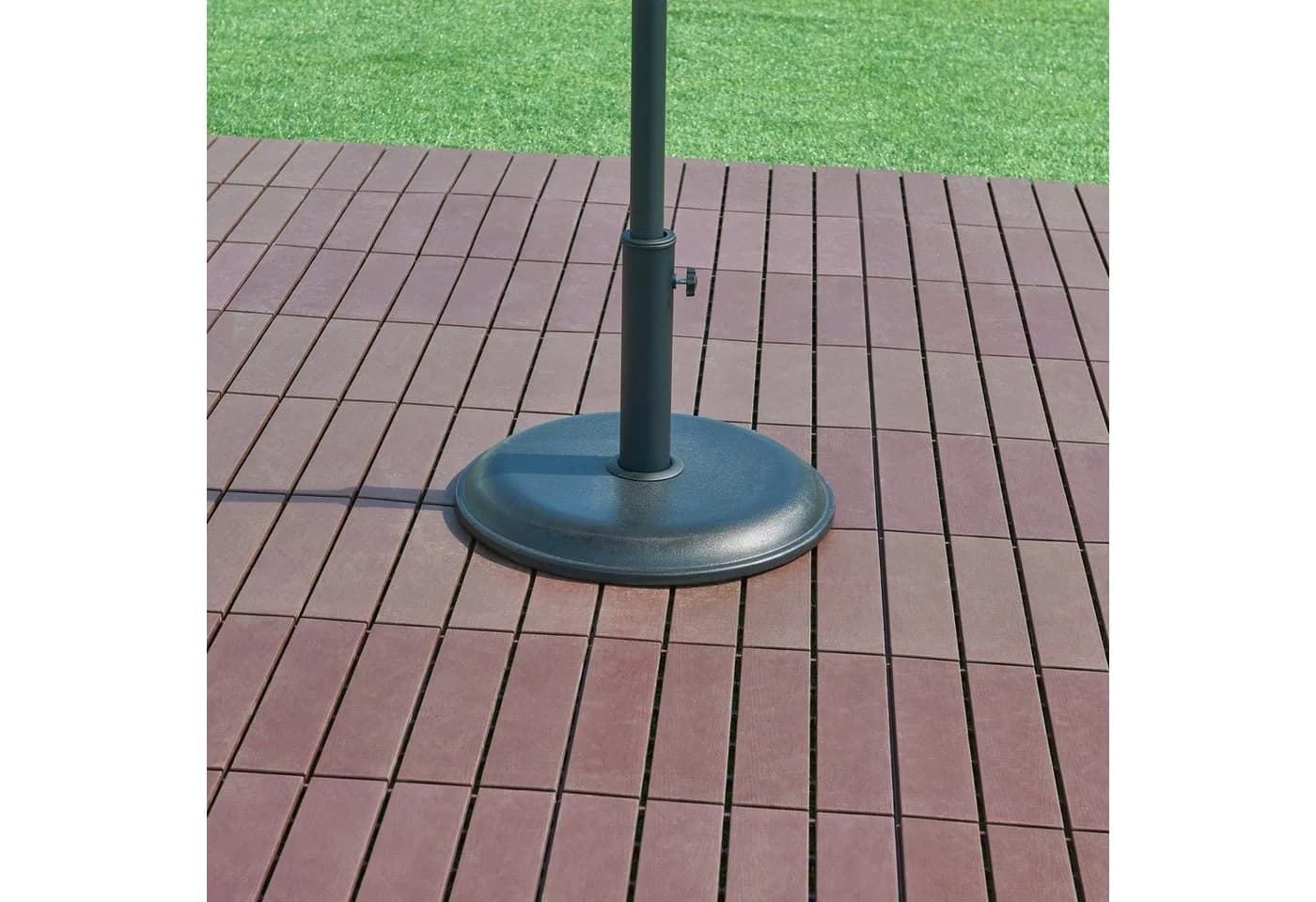 casa.pro Betonschirmständer Schwarz mit Adaptern