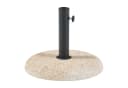 casa.pro Betonschirmständer Steinoptik Beige mit Adaptern Bild 2