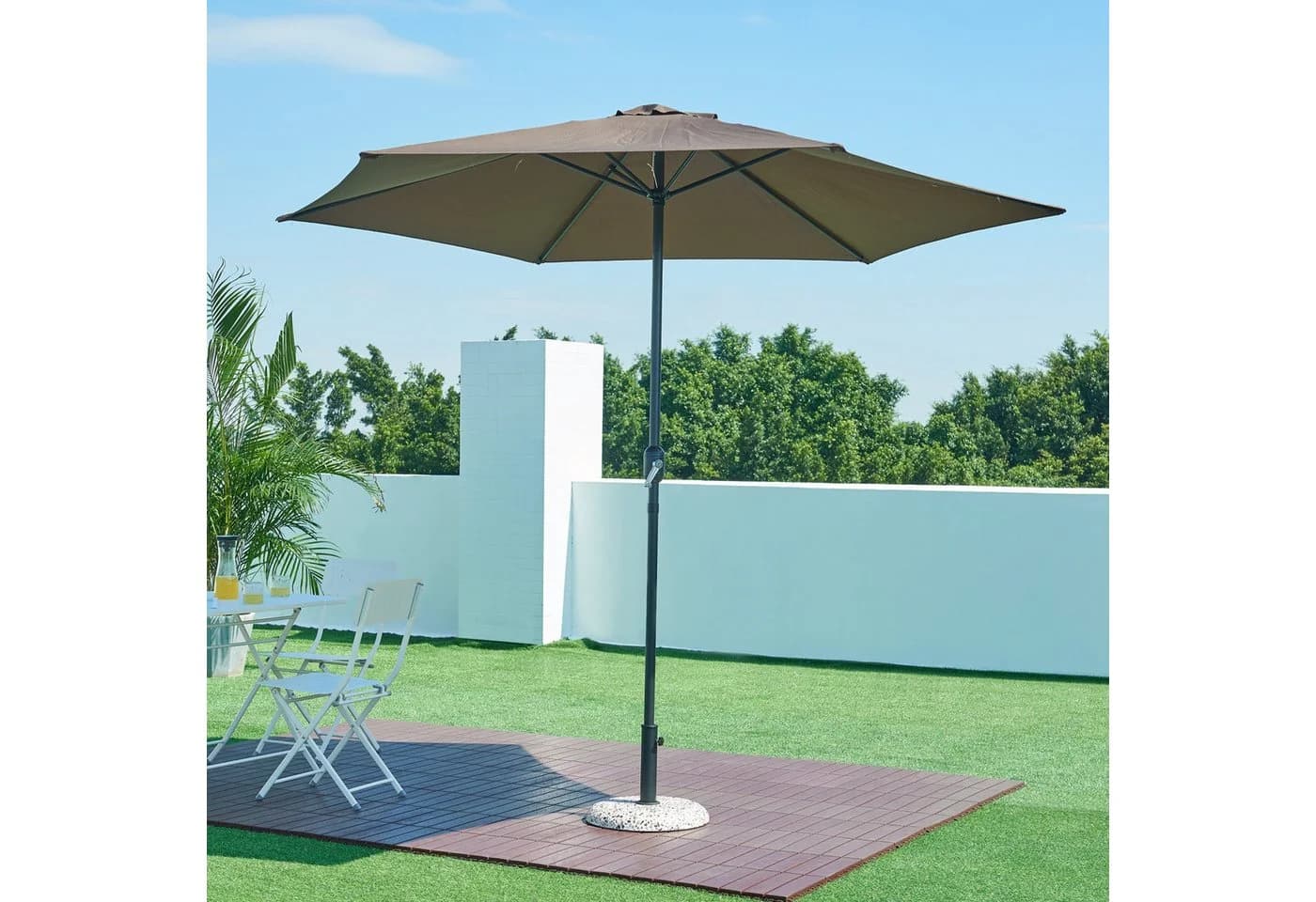 casa.pro Betonschirmständer Steinoptik mit Adaptern - Bild 3