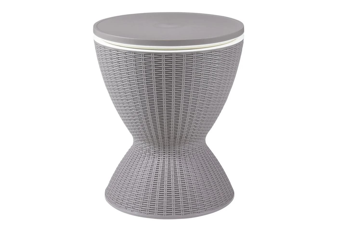 casa.pro Kühltisch Atessa höhenverstellbar Rattanoptik Hellbraun - Bild 4
