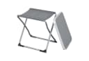 en.casa Campinghocker Barete 2-in-1 Grau Klappbar Bild 2