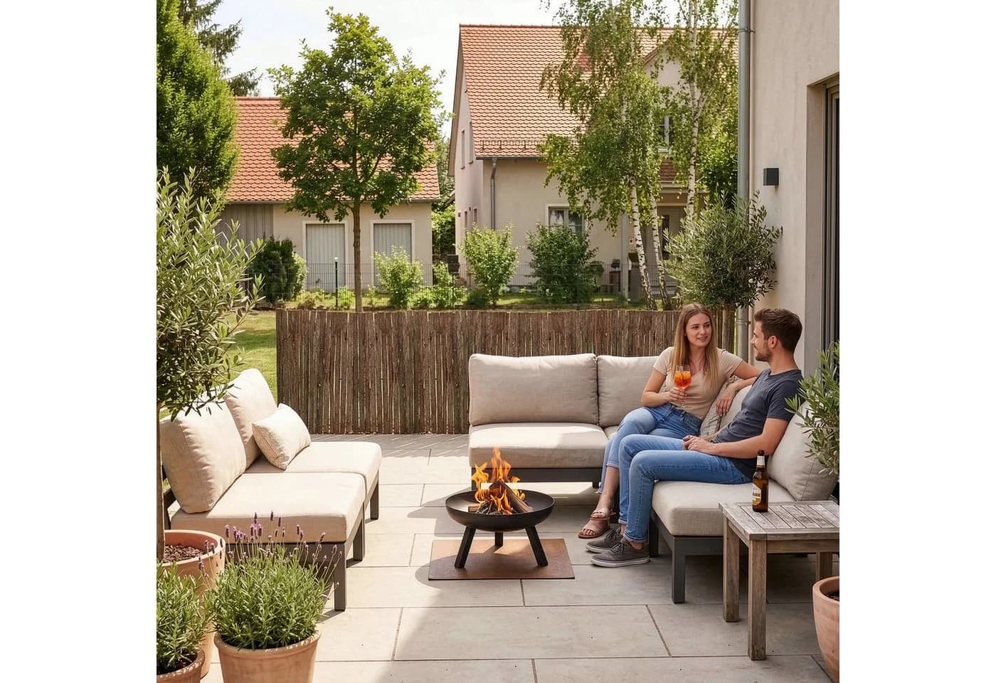 casa.pro Rindenzaun »Zamora« Natur Sichtschutz - Bild 5