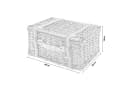 casa.pro Picknickkorb Bisceglie Komplettset für 2 Personen Bild 4