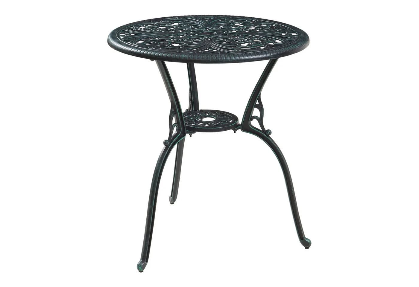 casa.pro Balkonset 3-tlg. Bistroset Aluminiumguss Dunkelgrau Grün - Bild 5