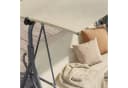 en.casa Hollywoodschaukel 3-Sitzer Grau/Beige Bild 5