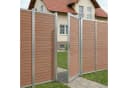 neu.holz Gartentor Segovia WPC Braun Aluminium Bild 4