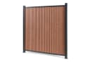 neu.holz Gartenzaun »Grassano« Startermodul WPC Braun Bild 2