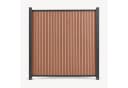 neu.holz Gartenzaun »Grassano« Startermodul WPC Braun Bild 4