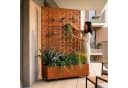 casa.pro Trennwand mit Blumenkasten Aaskis Metall Edelrost Bild 5