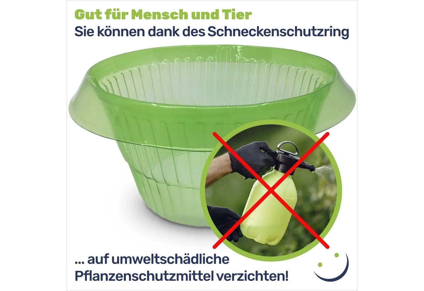 Gravidus Schneckenschutzring Set 10-St. Grün Kunststoff