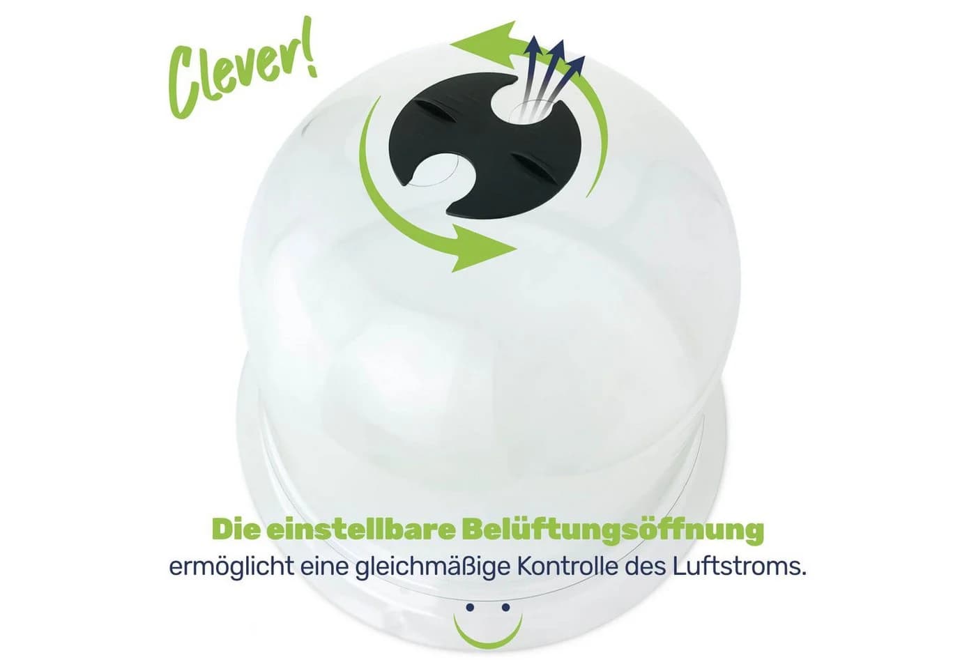 Minigewächshaus aus transparentem Kunststoff, 30x30x30 cm - Bild 4