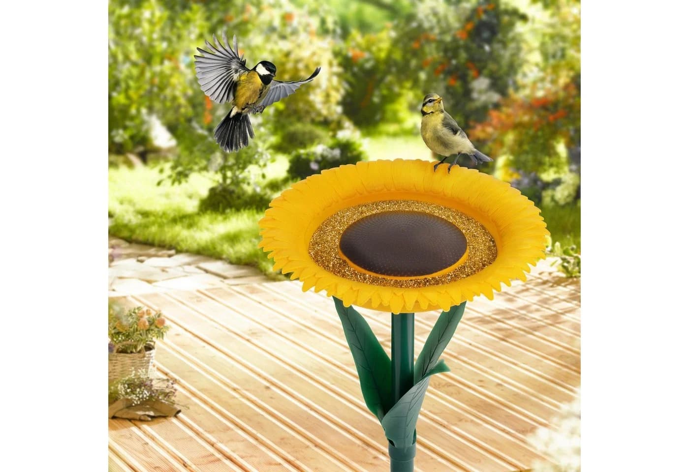 Gravidus Vogelfutterstation Sonnenblume mit Ständer für Garten & Balkon - Bild 2