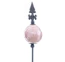 naninoa Gartenstecker Metall Rosa französische Lilie 110cm Bild 2