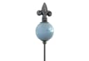naninoa Gartenstecker Metall französische Lilie grau 80cm Bild 2
