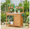 Yaheetech Pflanztisch Garten mit Schubladen & Unterschrank Holz Bild 1