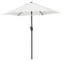 Yaheetech Sonnenschirm 223-327 cm Cremeweiß Bild 2