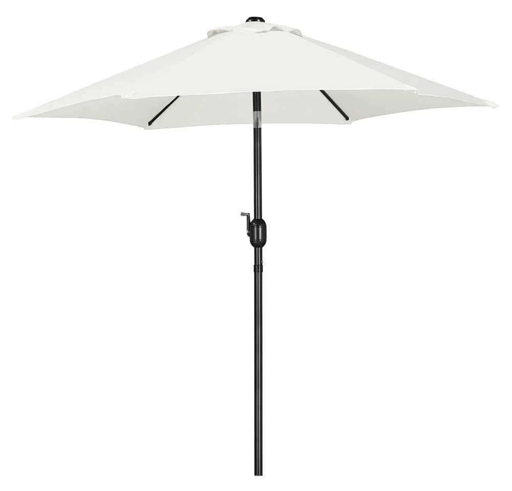 Yaheetech Sonnenschirm 223-327 cm Cremeweiß - Bild 2