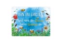 speecheese Metallschild Bin im Garten 15x20 cm Blumenwiese Bienen Bild 2