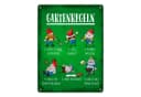 speecheese Gartenregeln Metallschild XL 21x28 cm mit lustigen Gartenzwergen Bild 2