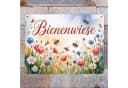speecheese Metallschild Bienenwiese XXL 28x38 cm Garten Deko Bild 1