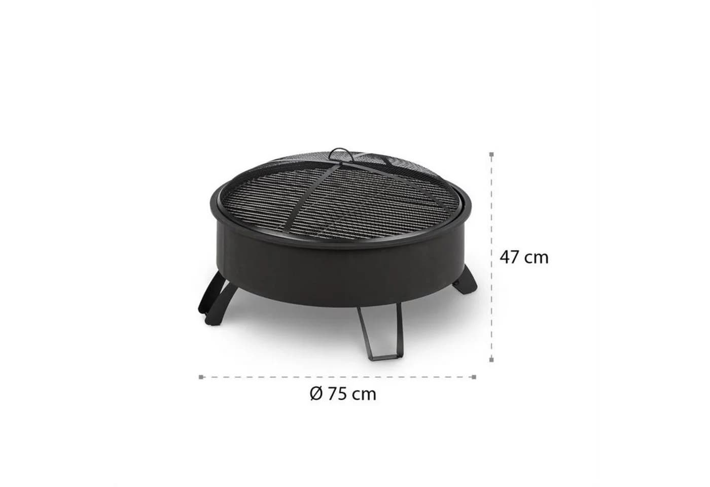 Blumfeldt Feuerschale Oreos 2-in-1 Feuerschale Grill