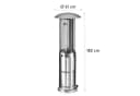 blumfeldt Terrassenstrahler Goldflame Deluxe Gasheizgerät Outdoor Bild 2