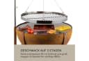 Blumfeldt Fire Globe Feuerschale mit Grill 60 cm Stahl Bild 4