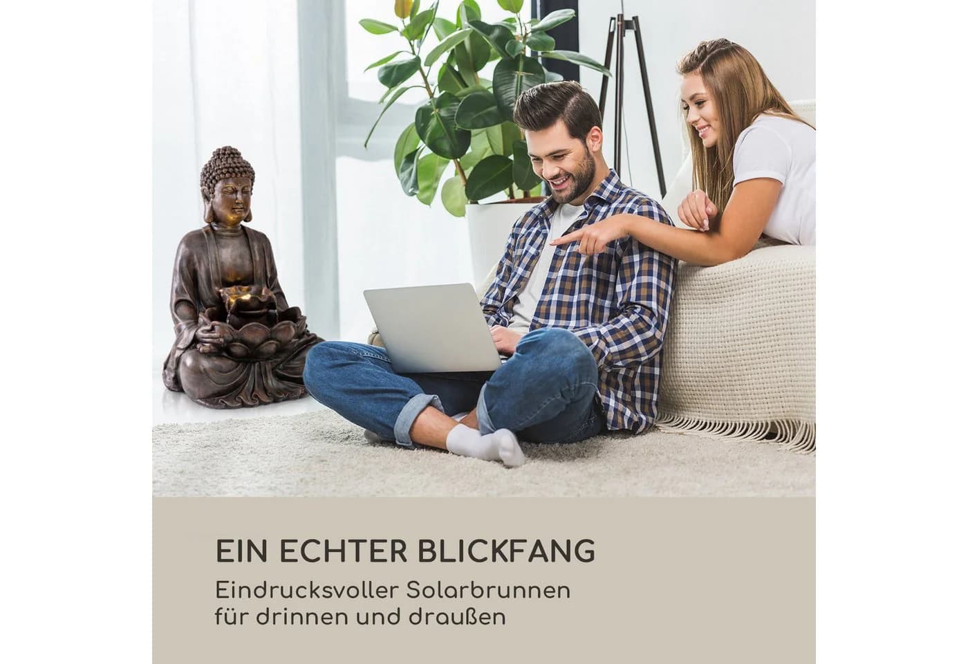 blumfeldt Dharma Solarbrunnen mit LED-Beleuchtung - Bild 3
