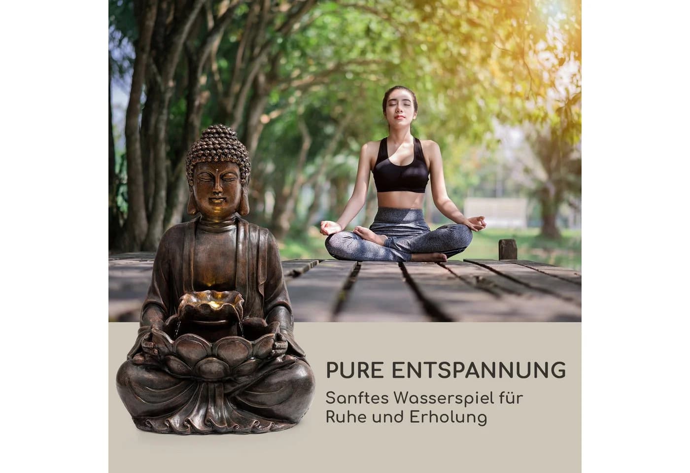 blumfeldt Dharma Solarbrunnen mit LED-Beleuchtung - Bild 4